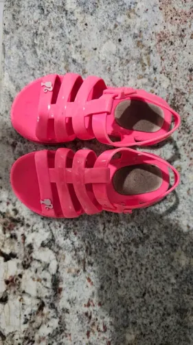 Sandália rosa barbie - tamanho 25