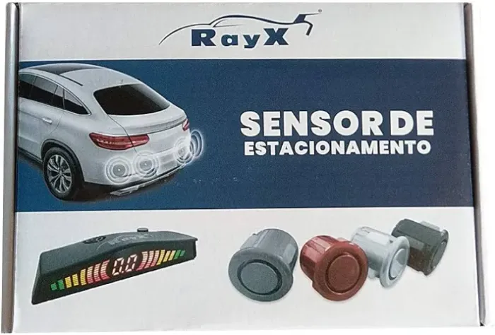 Kit Sensor De Ré Estacionamento Traseiro - Várias Cores