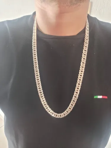 Vendo ou troca prata 925 elo duplo 10mm 70cm 100 gramas