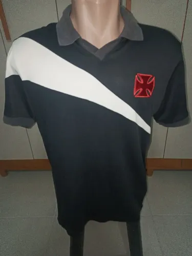 Camisa Vasco Reebok/Polo/preta