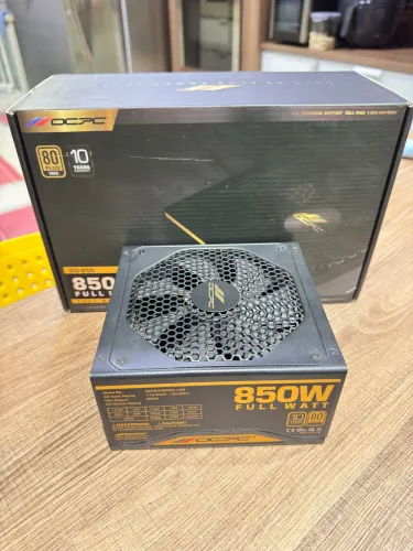 Fonte OCPC, 850w, 80 Plus Gold, Full Modular