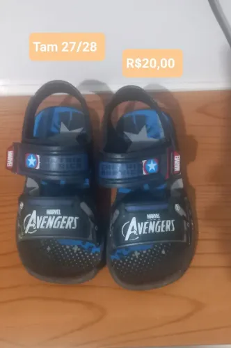 Sandálias Avengers Marvel - Tam. 27/28