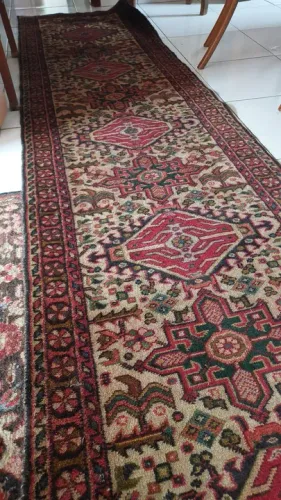 Tapete persa Passadeira Hamadan 3,35m x 80cm