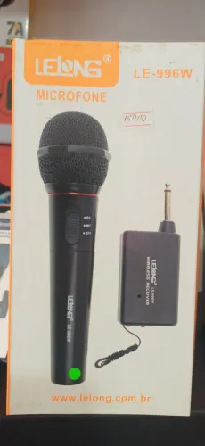 Microfone Sem Fio LE-996W LeLong