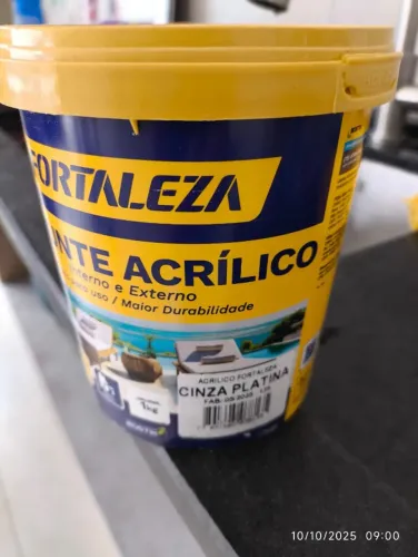 Rejunte Acrílico Piscina Porcelanato Fortaleza 1kg - CINZA PLATINA R$ 28,00 CADA