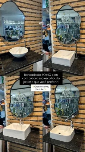 Pias para banheiro granito 