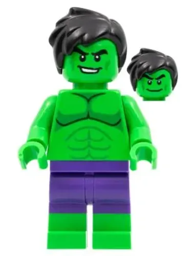 Minifigura Lego Original Hulk do set 10782 Disney Marvel Vingadores