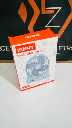 Ventilador Portátil Recarregável Branco