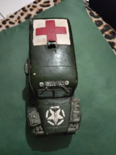Antiguidades raridade ambulância viagem colecionador peça rara