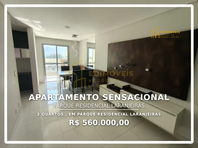 Seu Novo Lar: Apartamento 2 Quartos no Parque Residencial Laranjeiras!