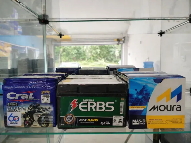 Bateria Moto 139,00. Baterias Carro 189,00