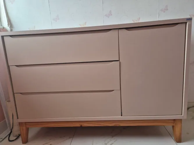 Cômoda Infantil Rosê 