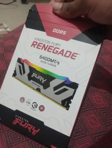 Memória ram 16gb ddr5 6400ms Kingston Fury Renegade