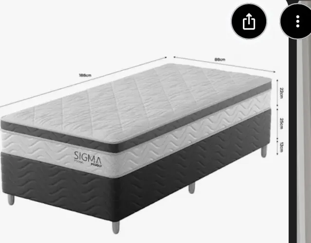 Cama box solteiro 