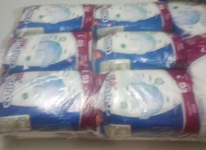 Corre que acaba logo Fraldas Geriátrica Extra G naquele precinho fardo com 08 pacotes.