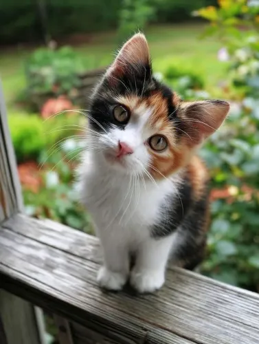 Gatinhos tricolor fêmeas