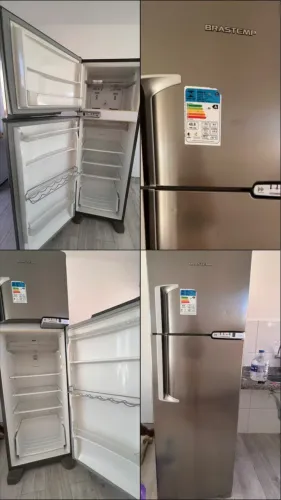 Geladeira Brastemp Frost Free Duplex Inox - Conservada