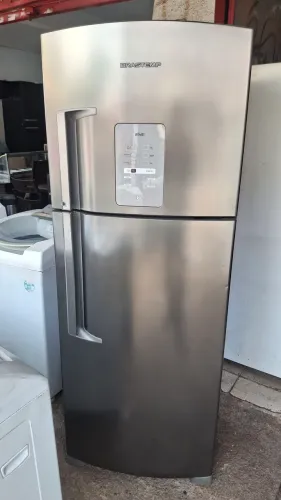 GELADEIRA BRASTEMP INOX FROST FREE CONSERVADA