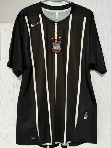 Camisa Corinthians 2005 III Nike Sem Patrocínio Tam G Tag Holográfica Autenticidade