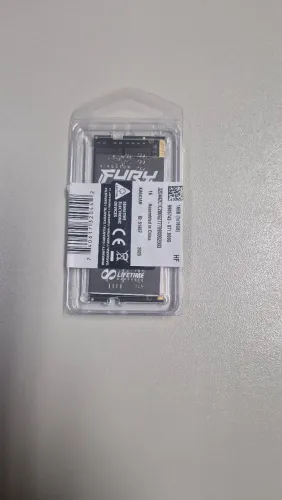 Memoria Ram Para Notebook Kingston Fury 16gb Ddr4 3200mhz Kf432s20ib-16