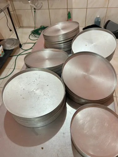 Formas de pizza G 35cm em alumínio