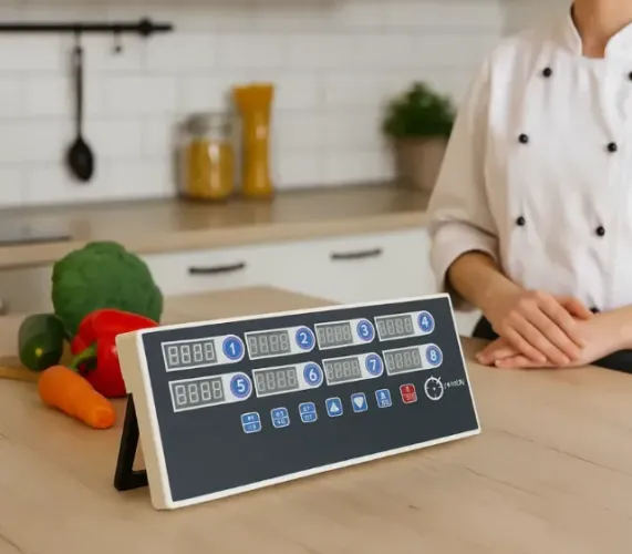 Relogio Temporizador Cozinha Digital 8 Canais Alarme