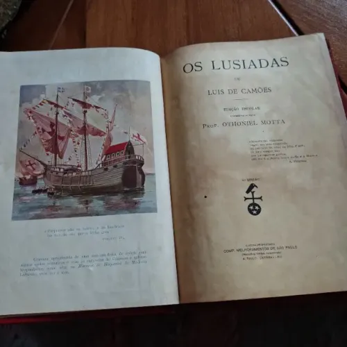 Livros Os Lusíadas - Luís de Camões - Edição de 1924