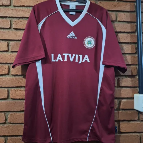 Camisa seleção Letônia adidas 2008