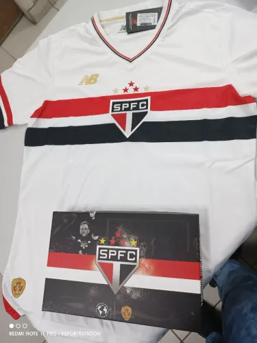 Camisa São Paulo home 2025 branca