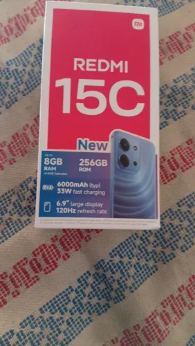 Vendo um redmi 15c com 256 giga de memória interna