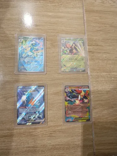 Cartas Pokémon brilhantes Ultra raras originais