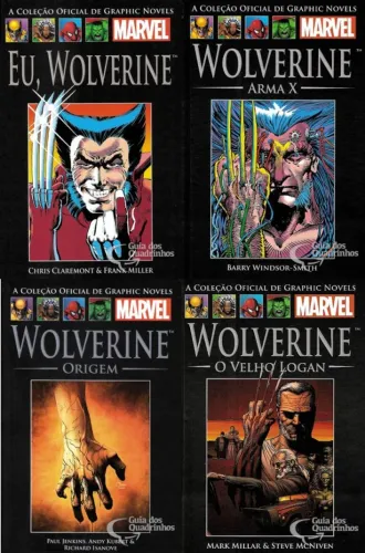 Wolverine 4 Vols - Arma X, Origem, Velho Logan e Eu, Wolverine (Salvat)