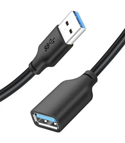 Cabo Extensor Extensão 3 Mts USB 3.0 Macho X Fêmea 3 Metros