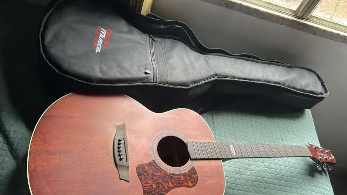 Violão Elétrico Strinberg Semi Jumbo Cordas de Aço SJ200 SMS Fosco Satin
