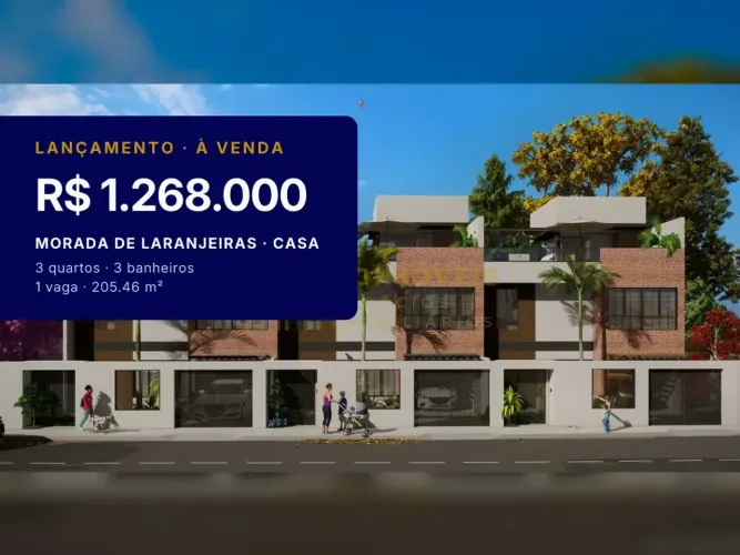 Oportunidade Imperdível em Morada de Laranjeiras Casa Triplex com 3 Suítes!