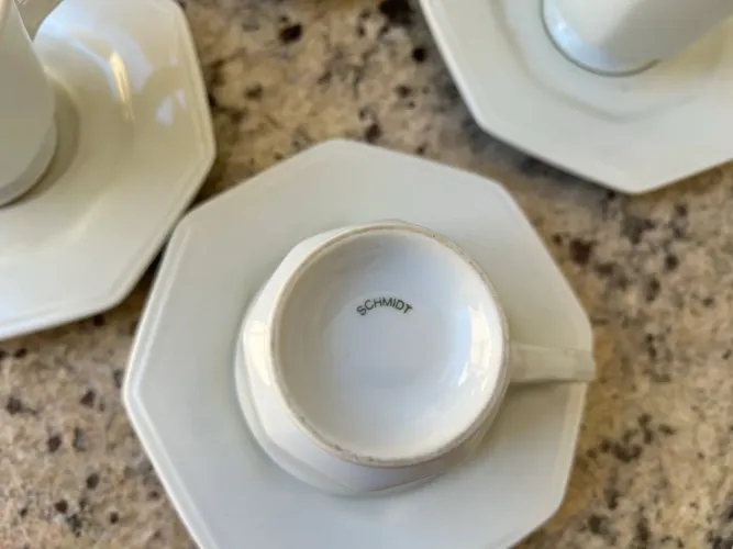 Xícaras de chá porcelana Smith