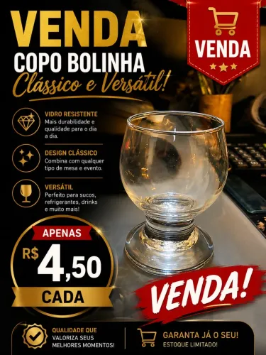 Vendo taças 160ml