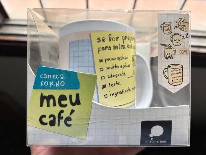 Caneca Nova "forno meu café" da Imaginarium