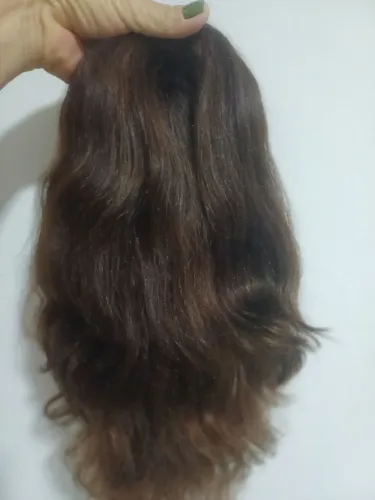 Topo de cabelo humano em perfeito estado de conservação 100g