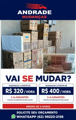 Mudança, mudanças e fretes desmontagem e montagem
