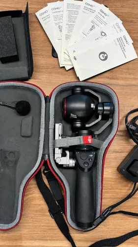 Câmera DJI Osmo+ (Plus) Zoom 4K - Completa com Caixa e NF