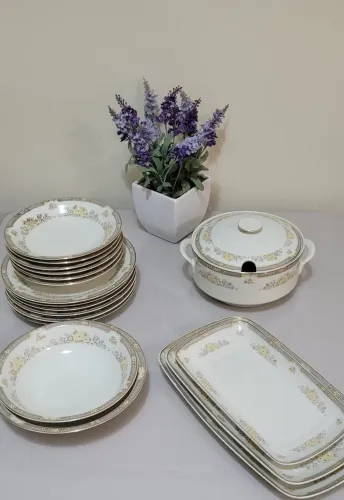 Aparelho de jantar schmidt linha ivory