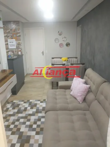 Apartamento para alugar, 2 quartos e 1 vaga, 86m², Vila Rio Guarulhos