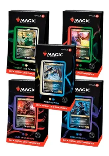 Deck de Commander - 5 decks