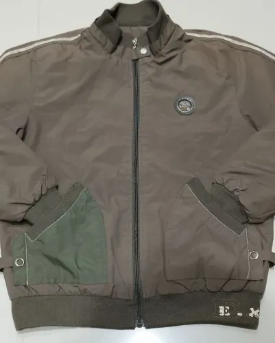 Jaqueta verde militar 10/11 anos 