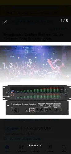 Vendo Equalizador gráfico digital 2U de 31 bandas 