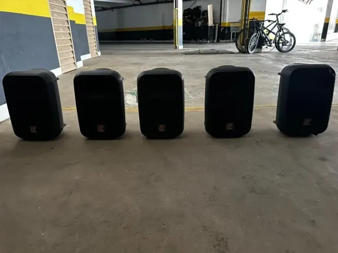 5 Caixas Som Staner Sr88a Ativa Bi Amplificada 85W BT USB SD