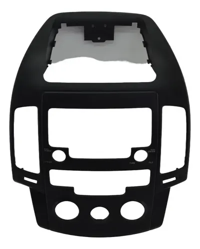Moldura Radio Central Painel I30 2012 Original Preto