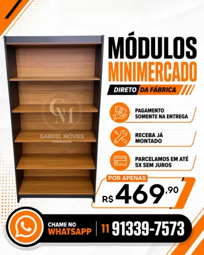 Modulados pra mini mercados MDF