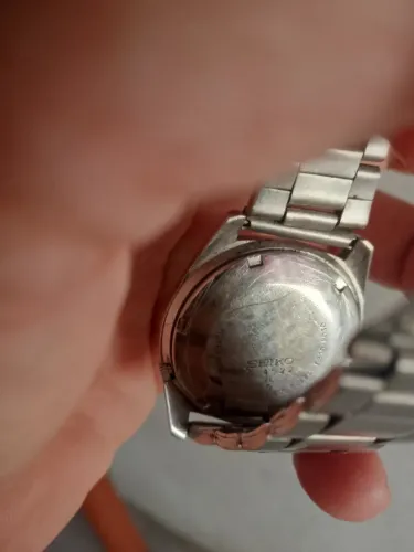 Relógio Seiko automático funcionando 